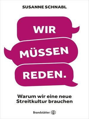 cover image of Wir müssen reden